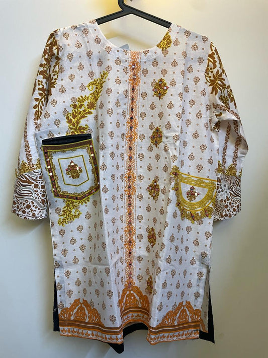 "Royal Garden Breeze – Ethnic Elegance Dress" Stitched 3 Piece